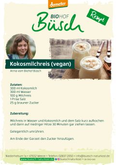 Biohof Büsch - Unsere Rezepte