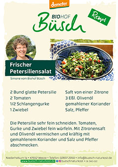 Biohof Büsch - Unsere Rezepte