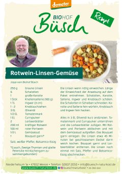 Biohof Büsch - Unsere Rezepte