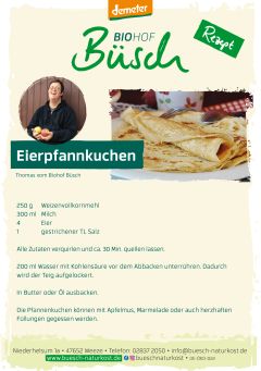 Biohof Büsch - Unsere Rezepte