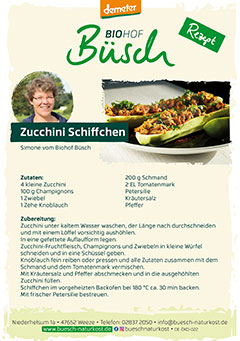 Biohof Büsch - Unsere Rezepte