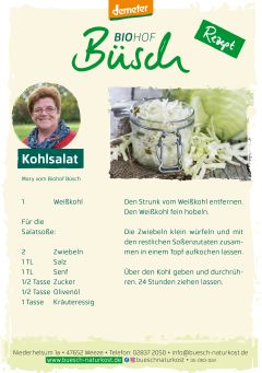 Biohof Büsch - Unsere Rezepte