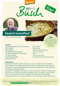 Biohof Büsch - Unsere Rezepte