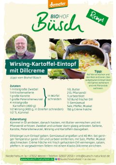 Biohof Büsch - Unsere Rezepte