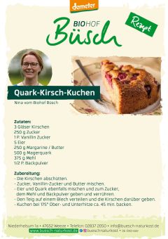 Biohof Büsch - Unsere Rezepte